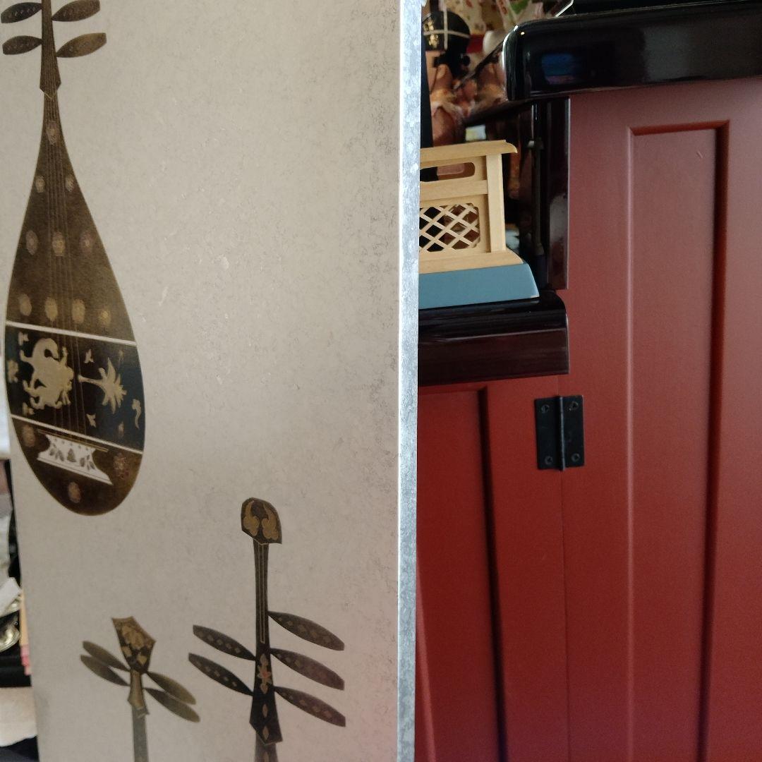 【希少】薩摩琵琶　筑前琵琶　高級　金細工　銀細工　伝統　日本　文化　楽器　壁掛け