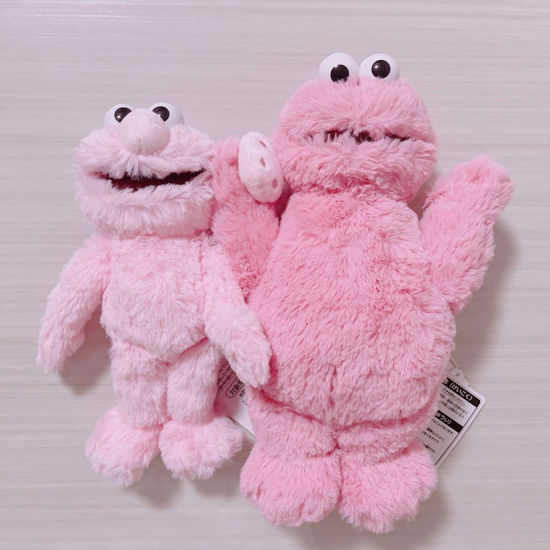 PINK SPRING ピンクエルモ ぬいぐるみ ピンククッキーモンスター