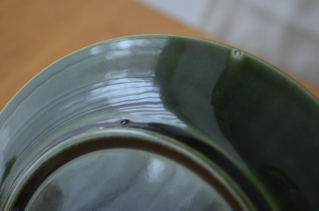 ゲフレ●KOSMOS/コスモス●19cmプレート2枚オリーブ/グリーン