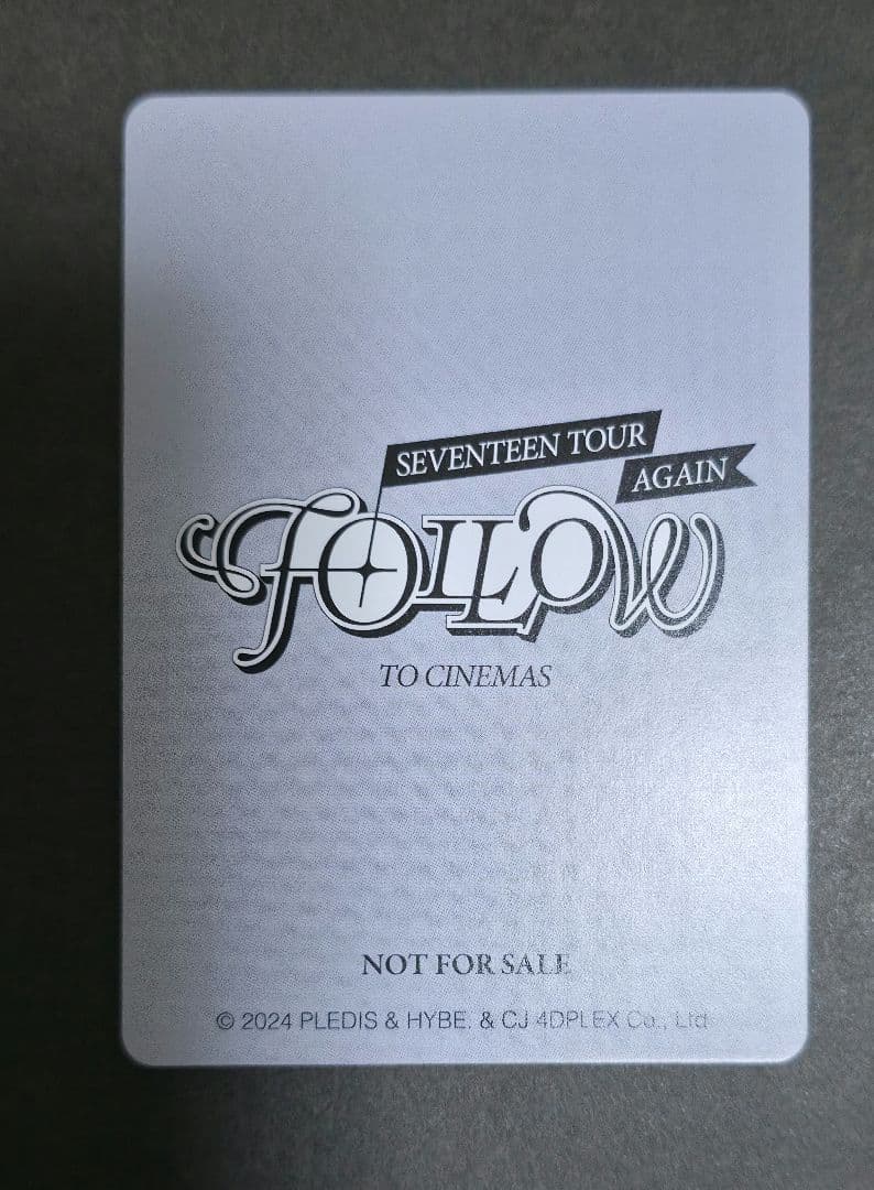 SEVENTEEN 映画 FOLLOW AGAIN 入場特典 THE8 ミンハオ - メルカリ
