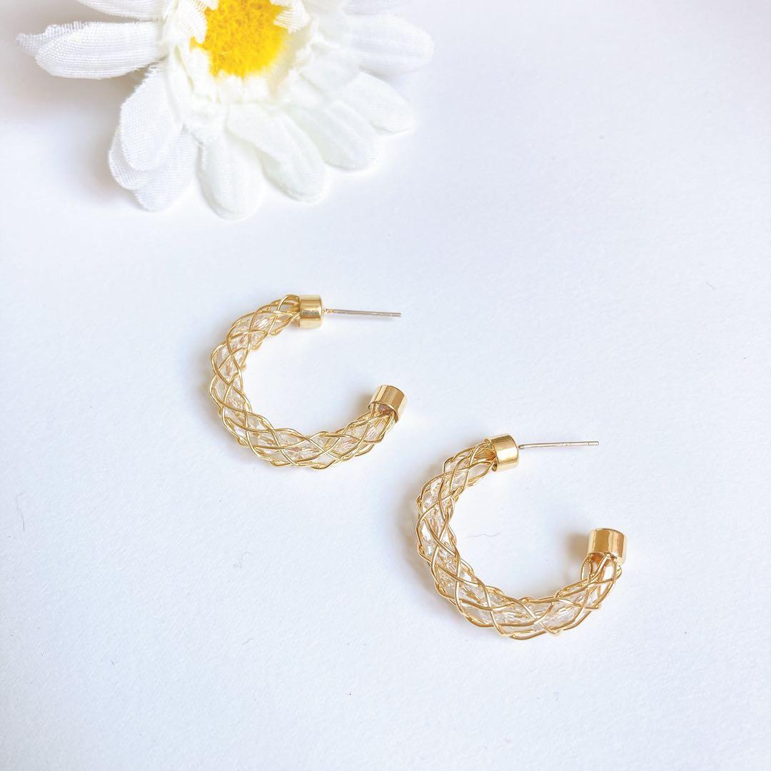 ハンドメイドピアス No.1617 - メルカリ