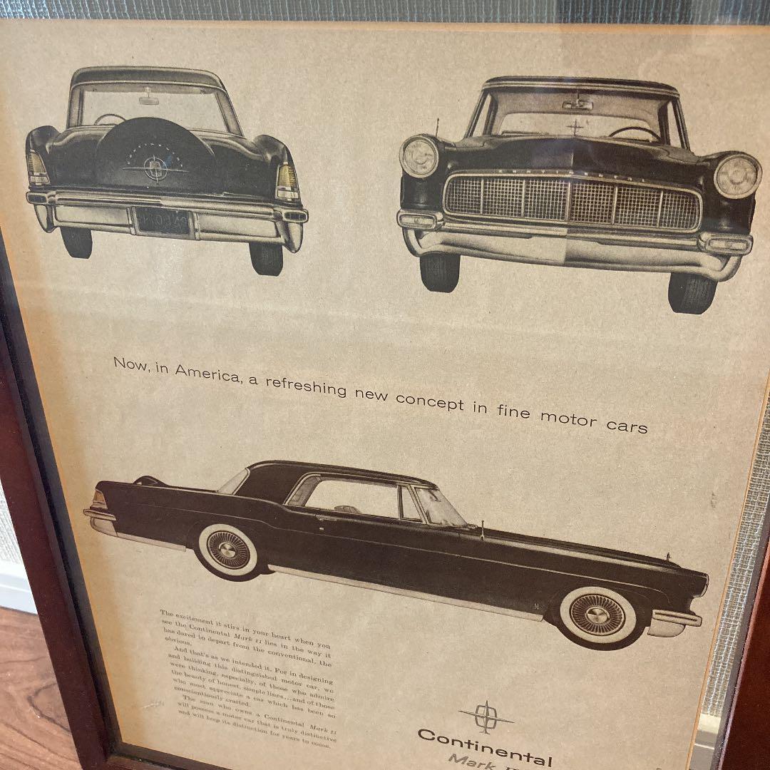 リンカーン・コンチネンタル　アンティークポスター