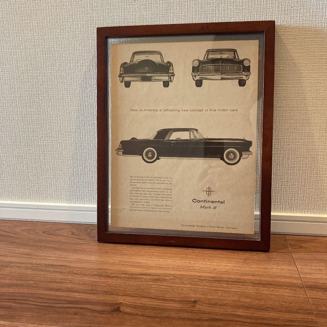 リンカーン・コンチネンタル　アンティークポスター