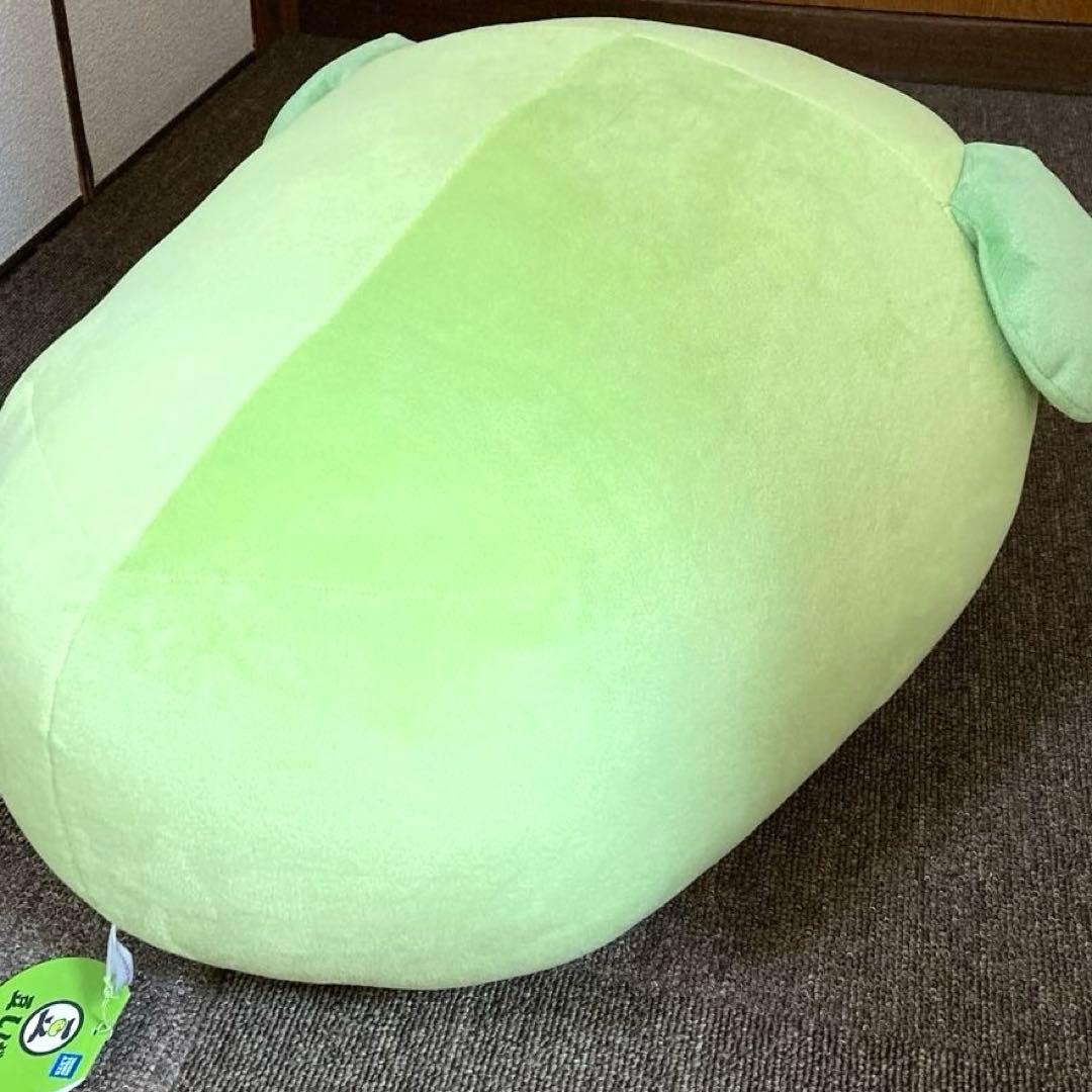 豆しば　枝豆しば　特大ぬいぐるみ　平成レトロ　タカラトミーアーツ　新品　タグ付き