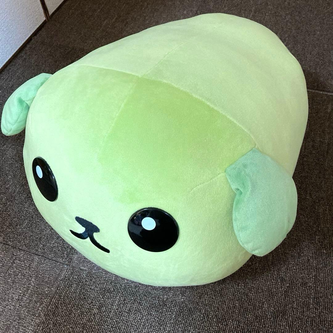 豆しば　枝豆しば　特大ぬいぐるみ　平成レトロ　タカラトミーアーツ　新品　タグ付き