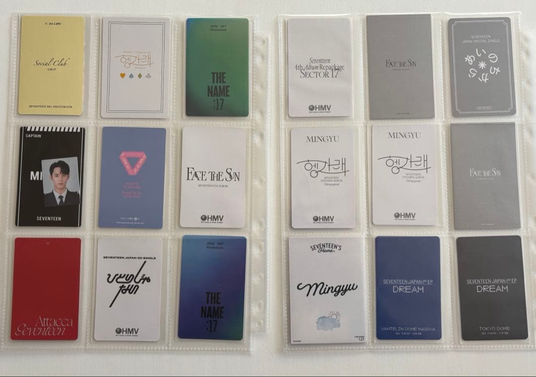 SEVENTEEN MINGYU ミンギュ　トレカ　カード　大量　引退品