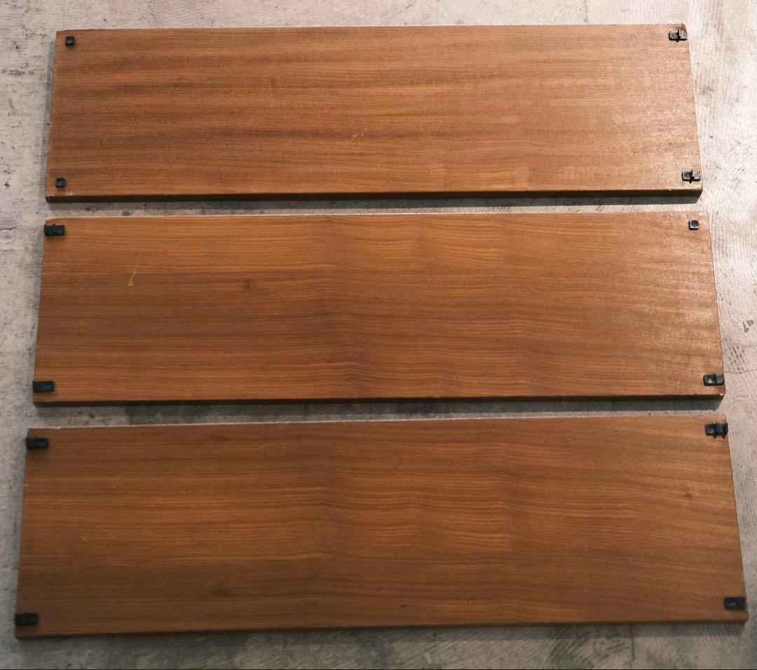 オランダ TOMADO(トマド)社製 ウォールシェルフ チーク材 ビンテージ