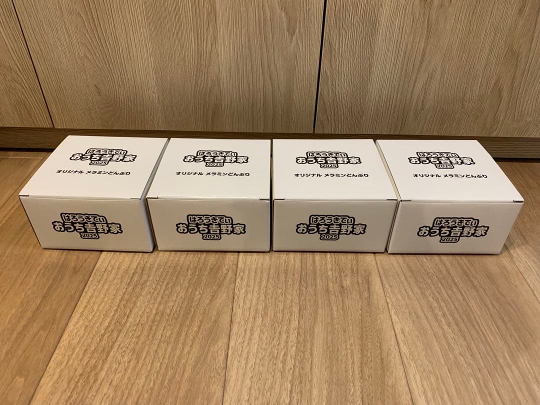 【新品】吉野家 はろうきてぃ おうち吉野家2025 メラミンどんぶり 4つセット