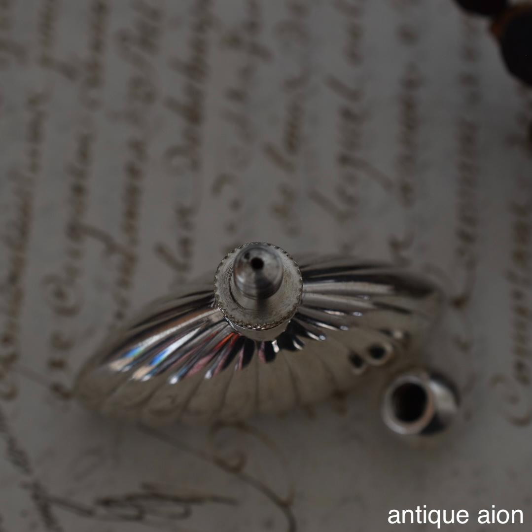 フランス製ヴィンテージ 20世紀中頃 スターリングシルバー パフュームボトル