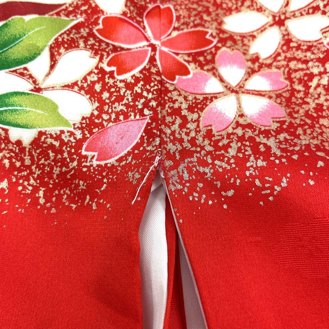 ◎mk-2105　七五三　女の子　着物・襦袢　2点セット　　10-16