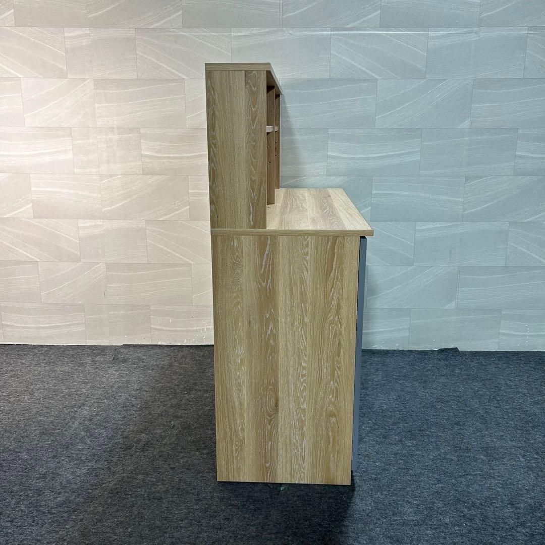 大川家具 カリーノ 食器棚 キッチンカウンター 幅120cm 完成品 d3634