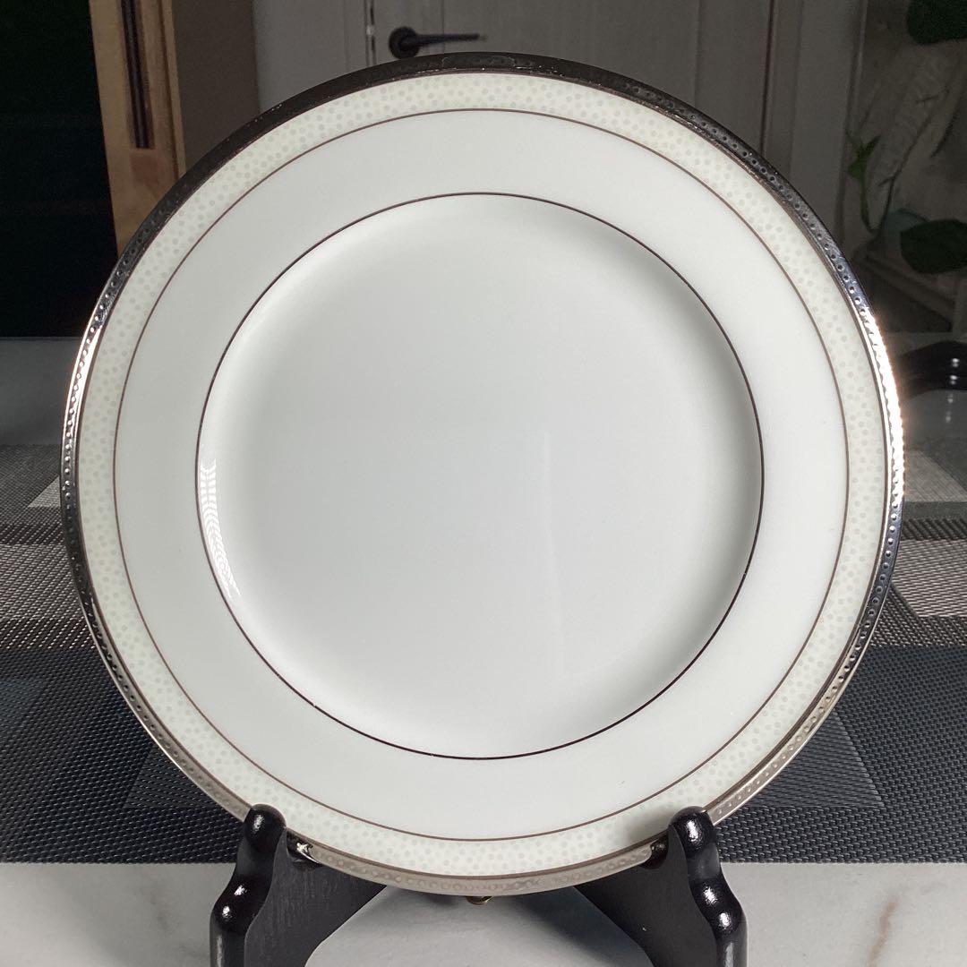 Noritake 『CHAMPAGNE PEARLS』　17.5cm 皿　5枚