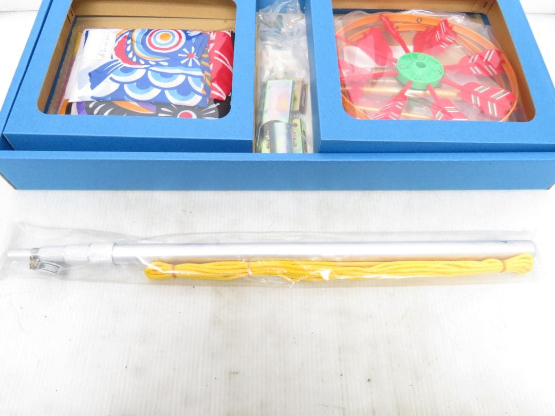 俊峰印 鯉のぼり 12号 6点セット 1.2m ホームセット格子型 ベランダ用