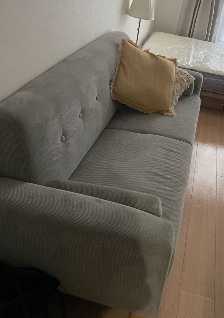 グレー ソファ 180cm
