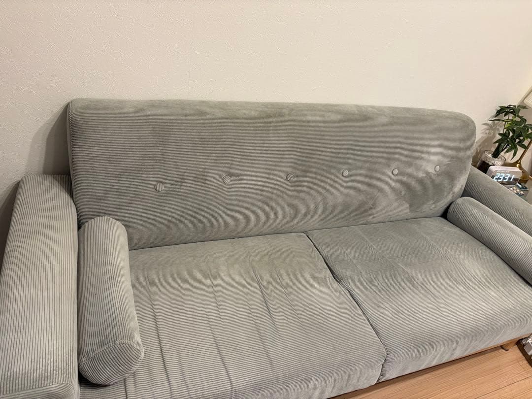 グレー ソファ 180cm