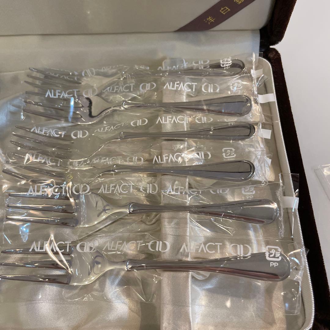 【新品】ALFACT 洋白銀器スプーンフォークセット 2.3万円⇨1.3万円