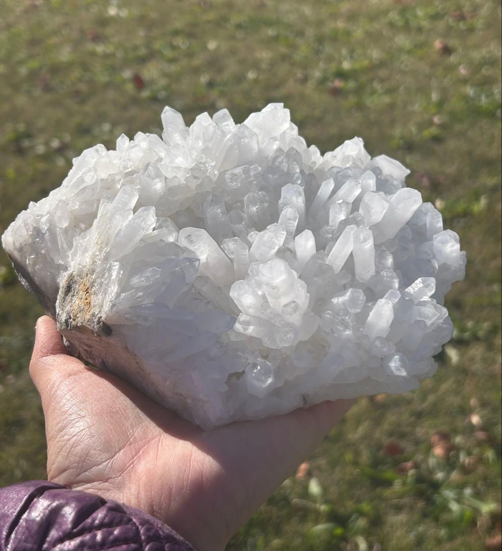 ★高品質 水晶クラスター♡四川省産　超ビックサイズ❤︎ 1.7kg★