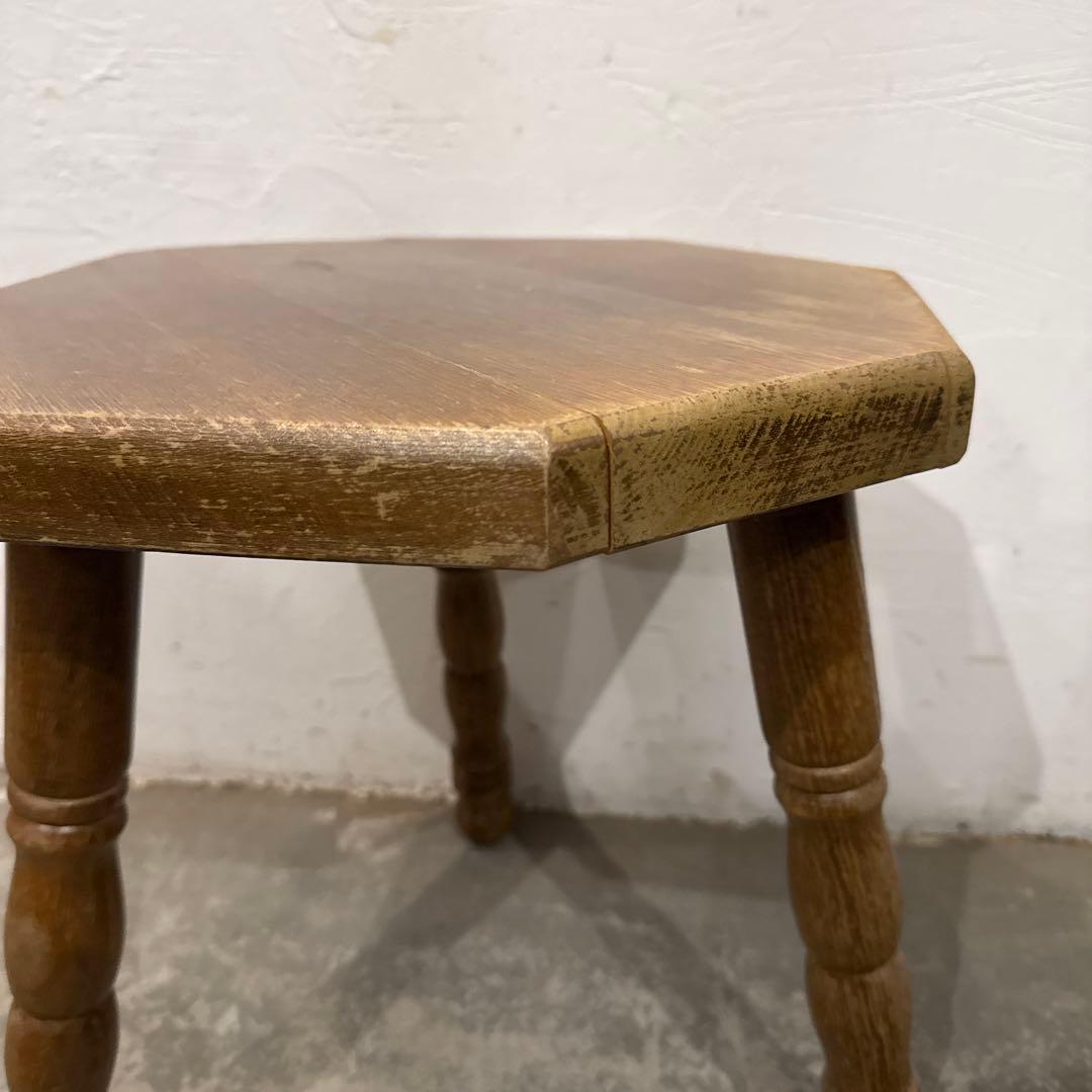 年末年始saleヴィンテージ　木製サイドテーブル　花台