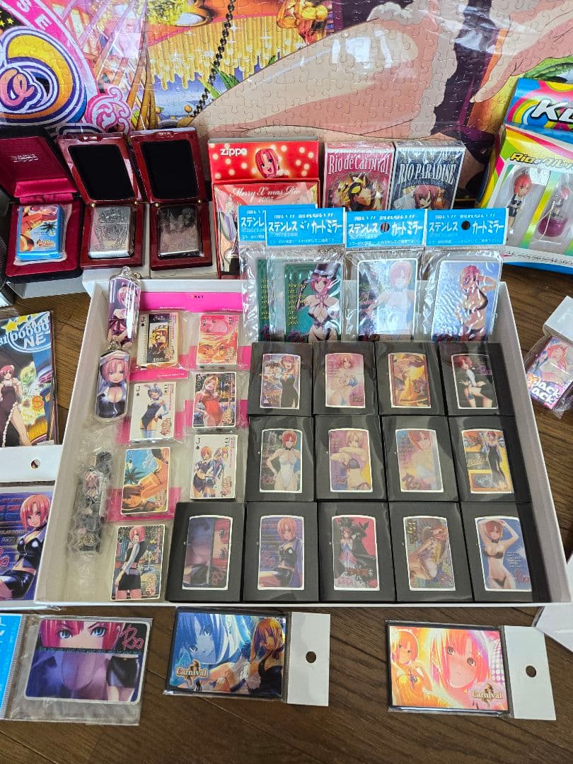 【新品セット】RIO　リオデカーニバル　ZIPPOジッポーライター　フィギュア