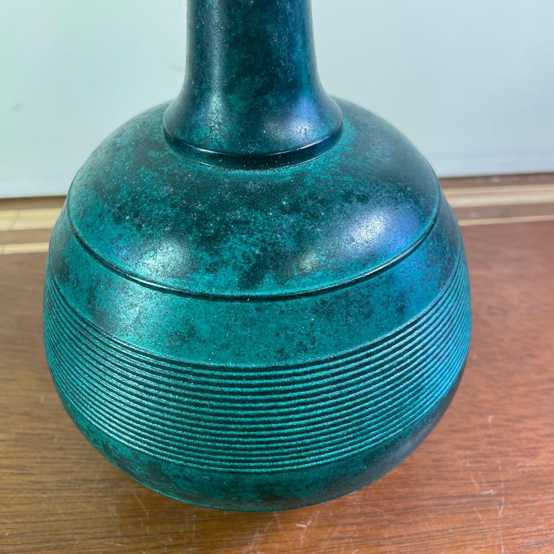 花善（はなぜん）様専用 アンティーク❗️ 青銅壺 豊稜 蓮田修吾郎作