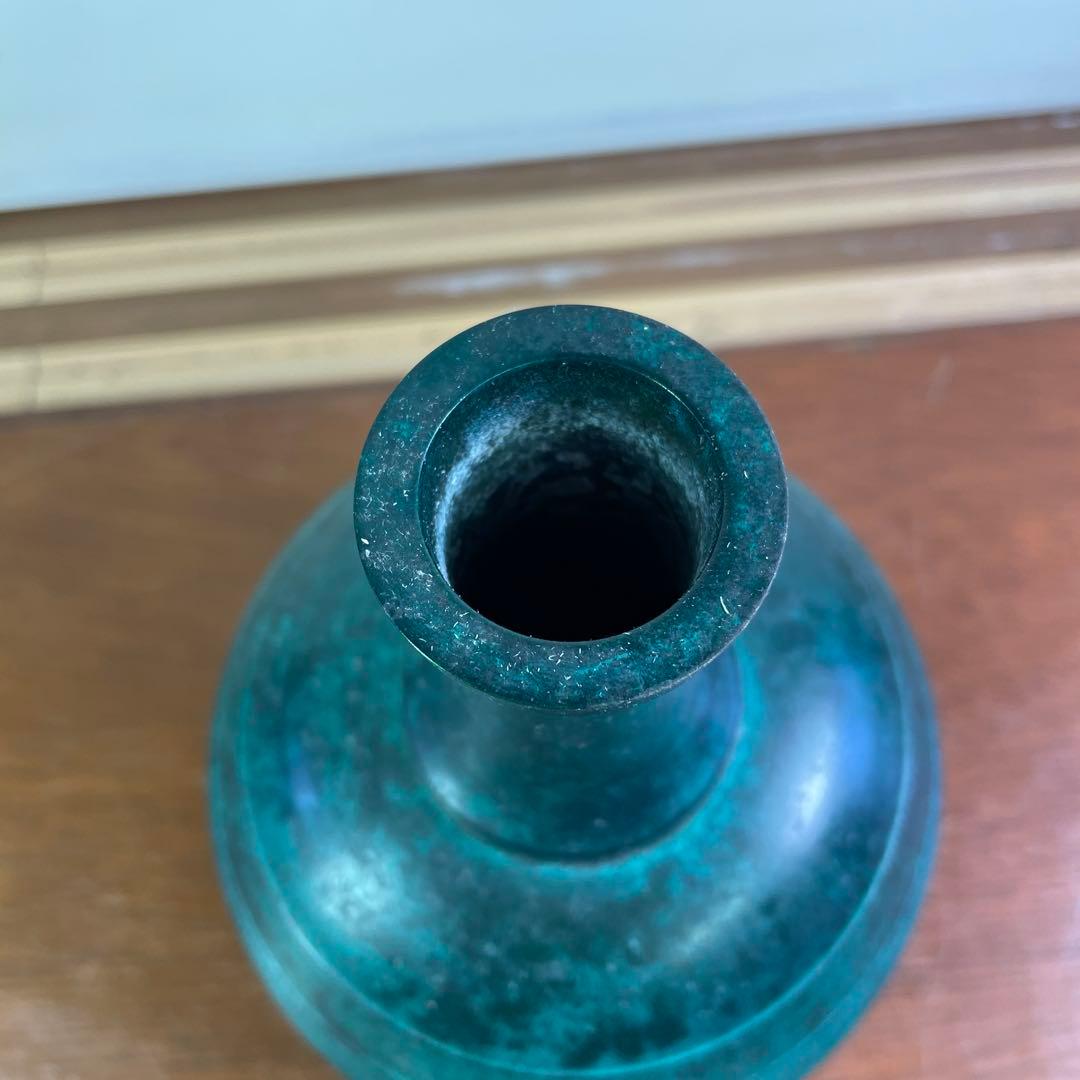 花善（はなぜん）様専用 アンティーク❗️ 青銅壺 豊稜 蓮田修吾郎作