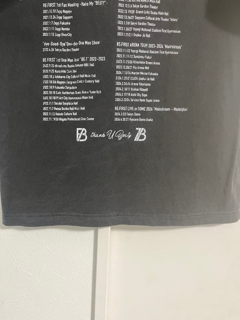 BE:FIRST メンバープロデュース　FC限定Tシャツ　Sサイズ