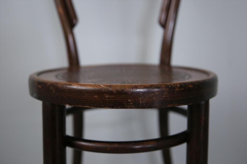 フランスアンティークトーネット製ベントウッドチェア/木製iイス(92