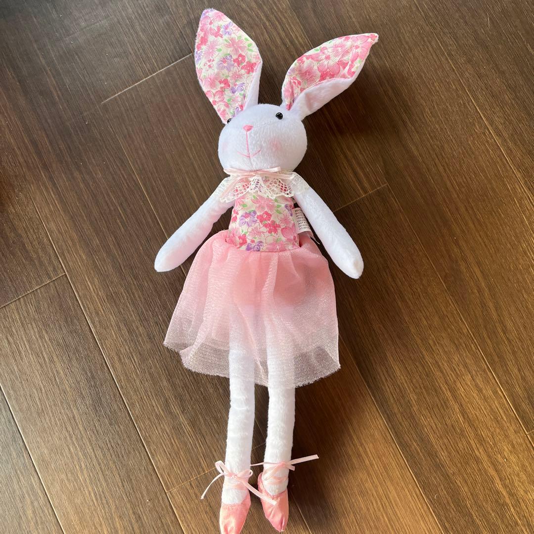 うさちゃんドール　二体セット　耳はワイヤー入り