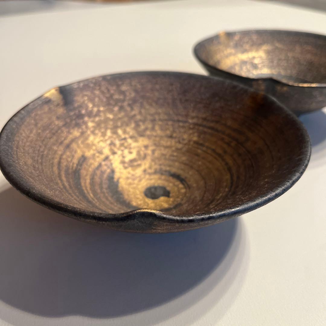 有田焼 陶悦窯 結晶金彩小鉢 5枚セット - メルカリ