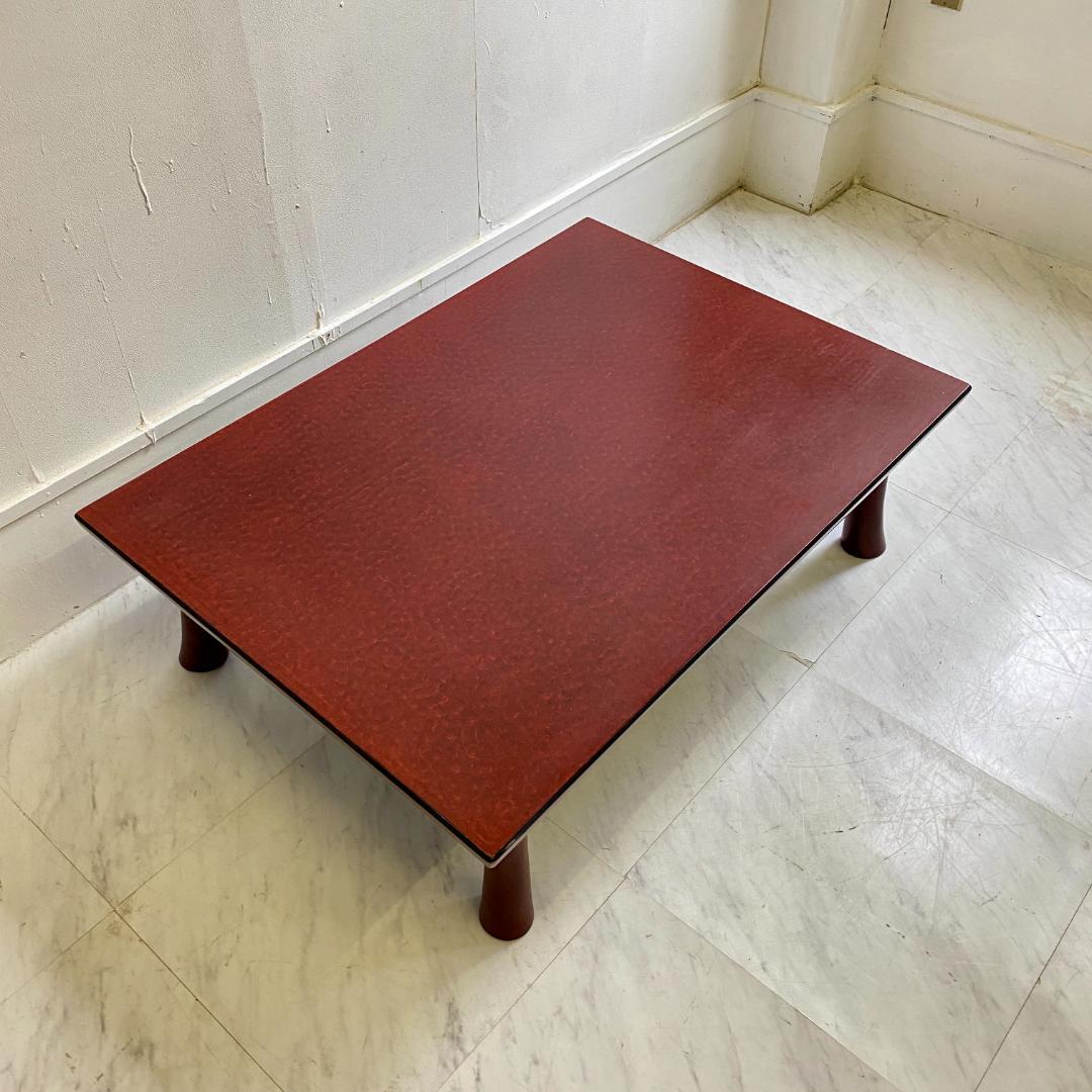 【森繁 MORISHIGE】昭和レトロ 木製 座卓 ローテーブル｜小振り