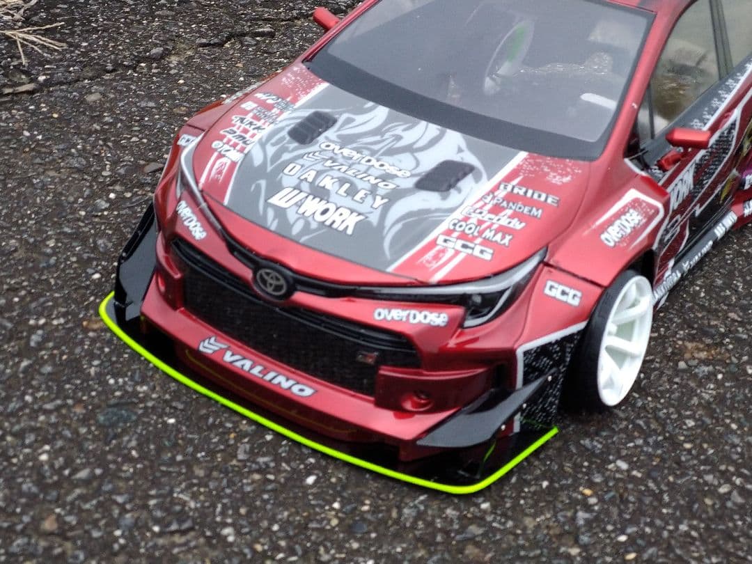 アディクション GRカローラ Weldカラー 制作済新品ラジコンボディ