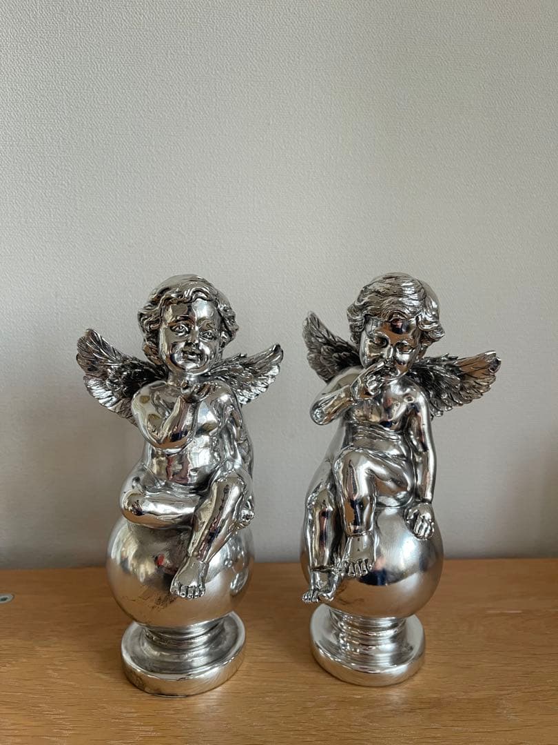 【値下げ】サラグレース Lene Bjerre 天使 シルバー 置物 北欧雑貨