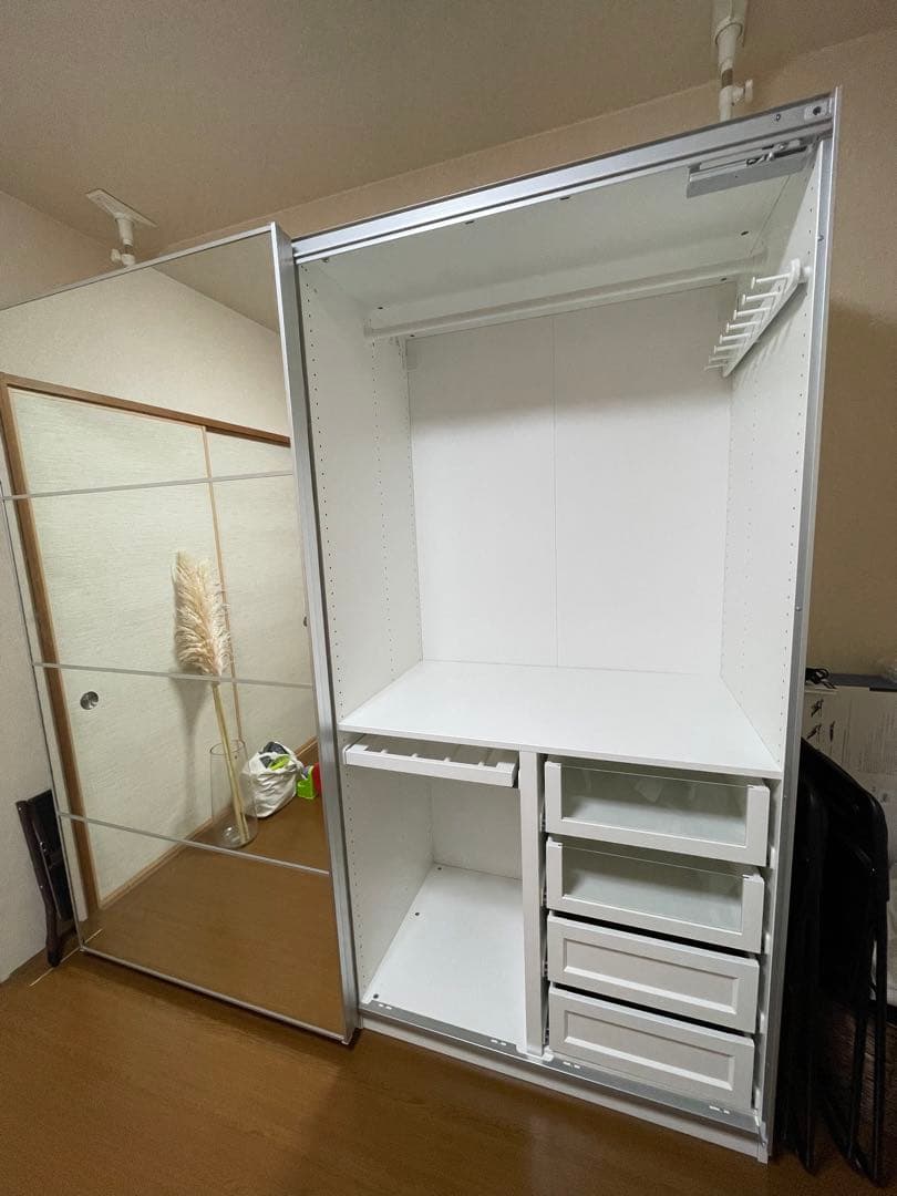 期間限定】IKEA ワードローブ PAX クローゼット オーダーメイド - メルカリ