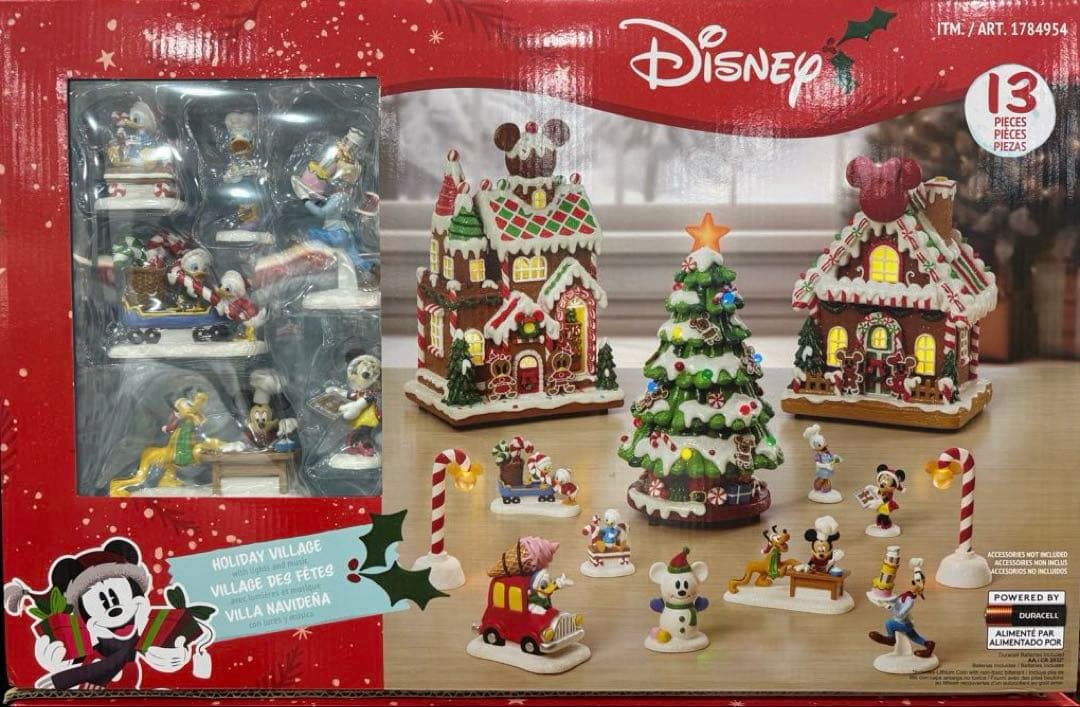 コストコ ディズニー クリスマス ヴィレッジ 新品未開封 2025 最安値