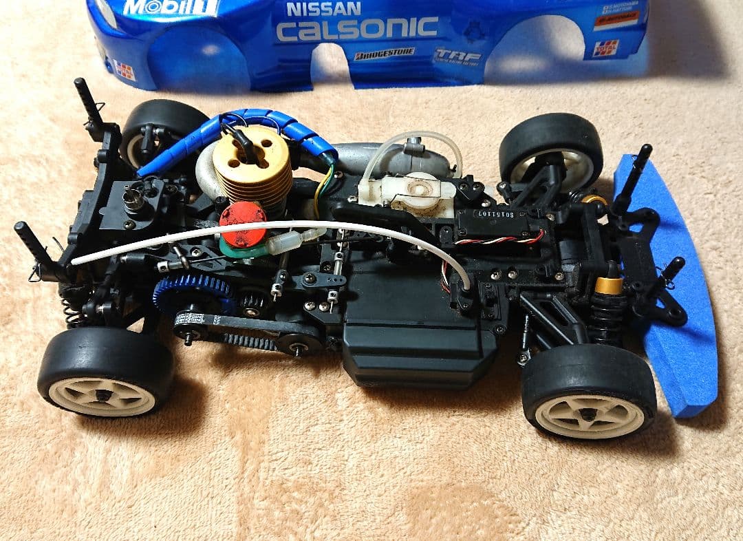 ラジコン スカイラインGTR カルソニック - メルカリ
