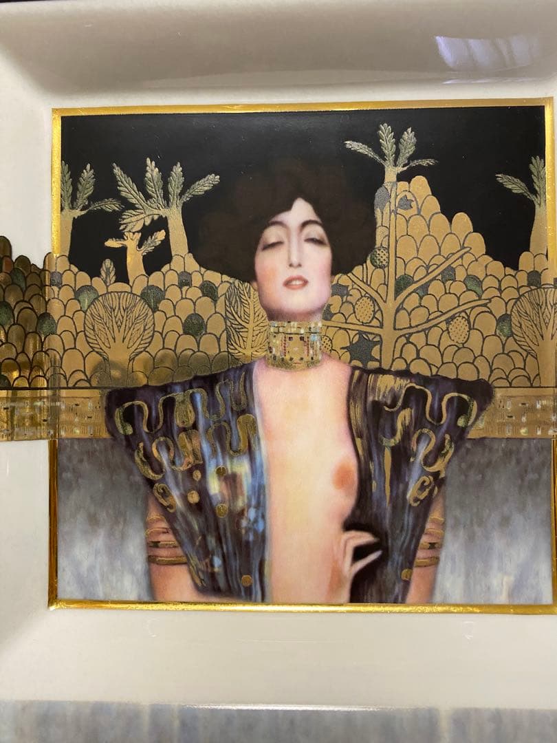 Goebel クリムト　ユディットl 限定プレート(未使用、実家保管品)