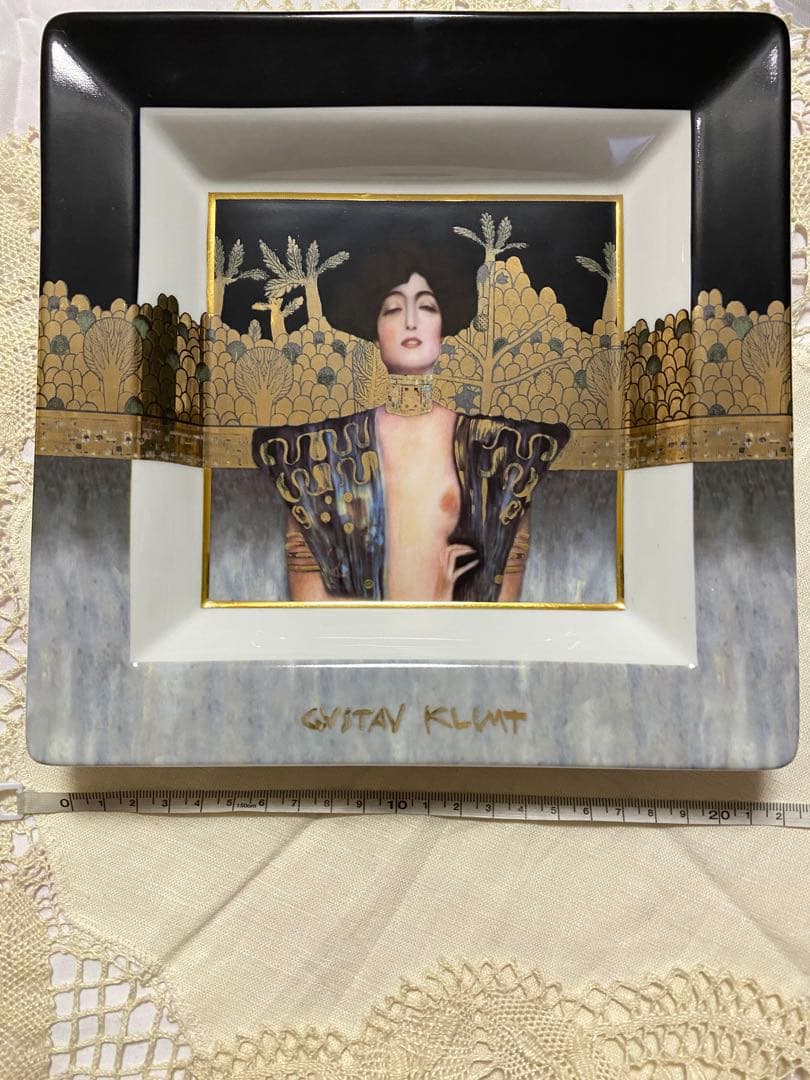 Goebel クリムト　ユディットl 限定プレート(未使用、実家保管品)