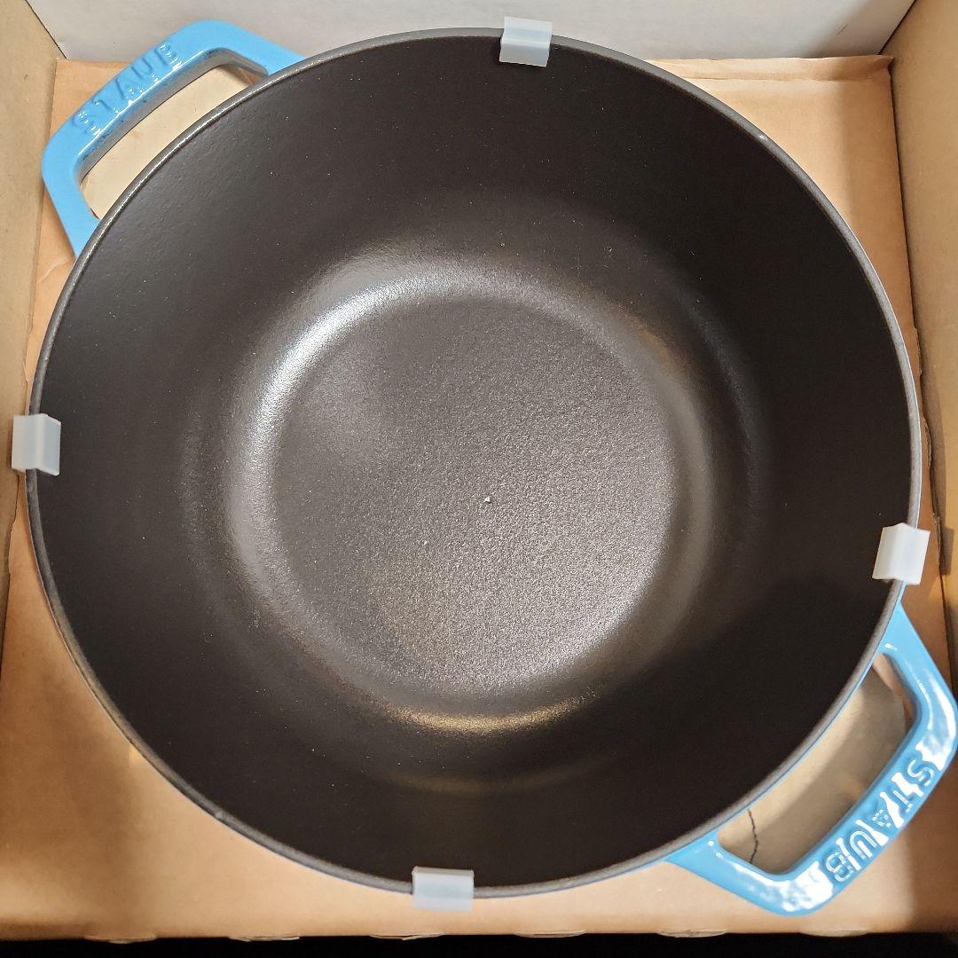 ストウブ フルールドリス 24㎝ サックスブルー - メルカリ