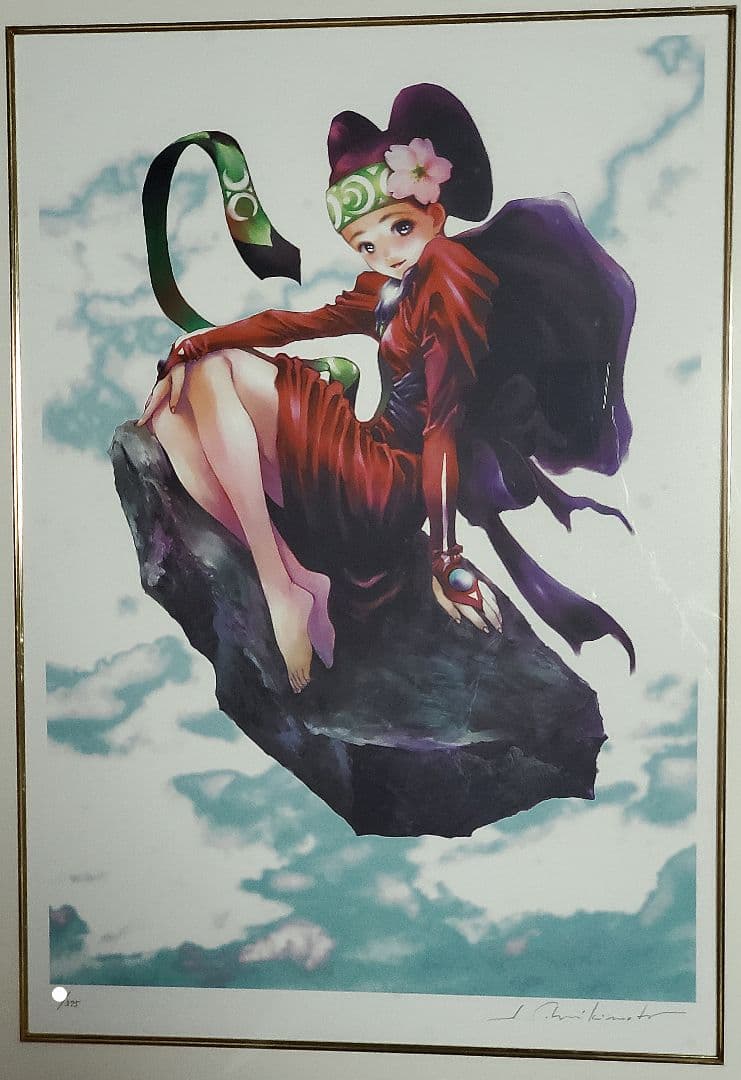 m*e様 【アールビバン】☆美樹本晴彦☆直筆サイン入り版画『UTINAGUTI』