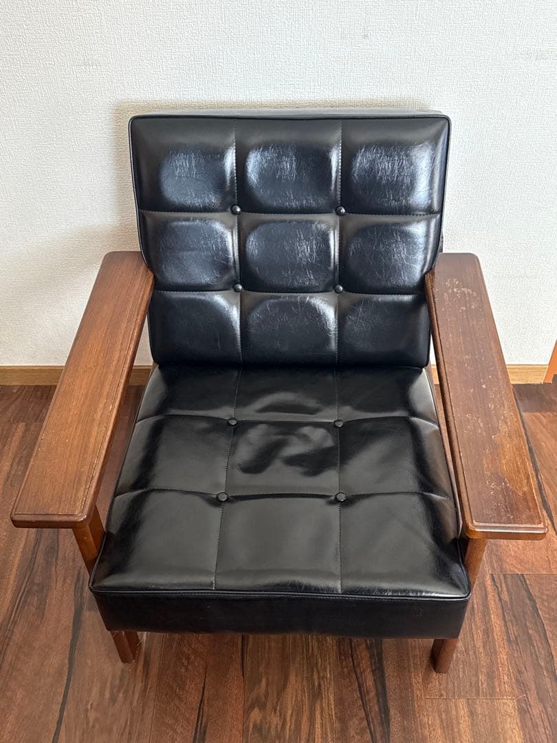 オールドカリモク　kチェア　ワンシーター　ヴィンテージ　カリモク60