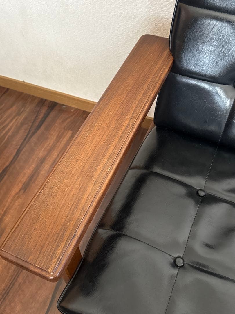 オールドカリモク　kチェア　ワンシーター　ヴィンテージ　カリモク60