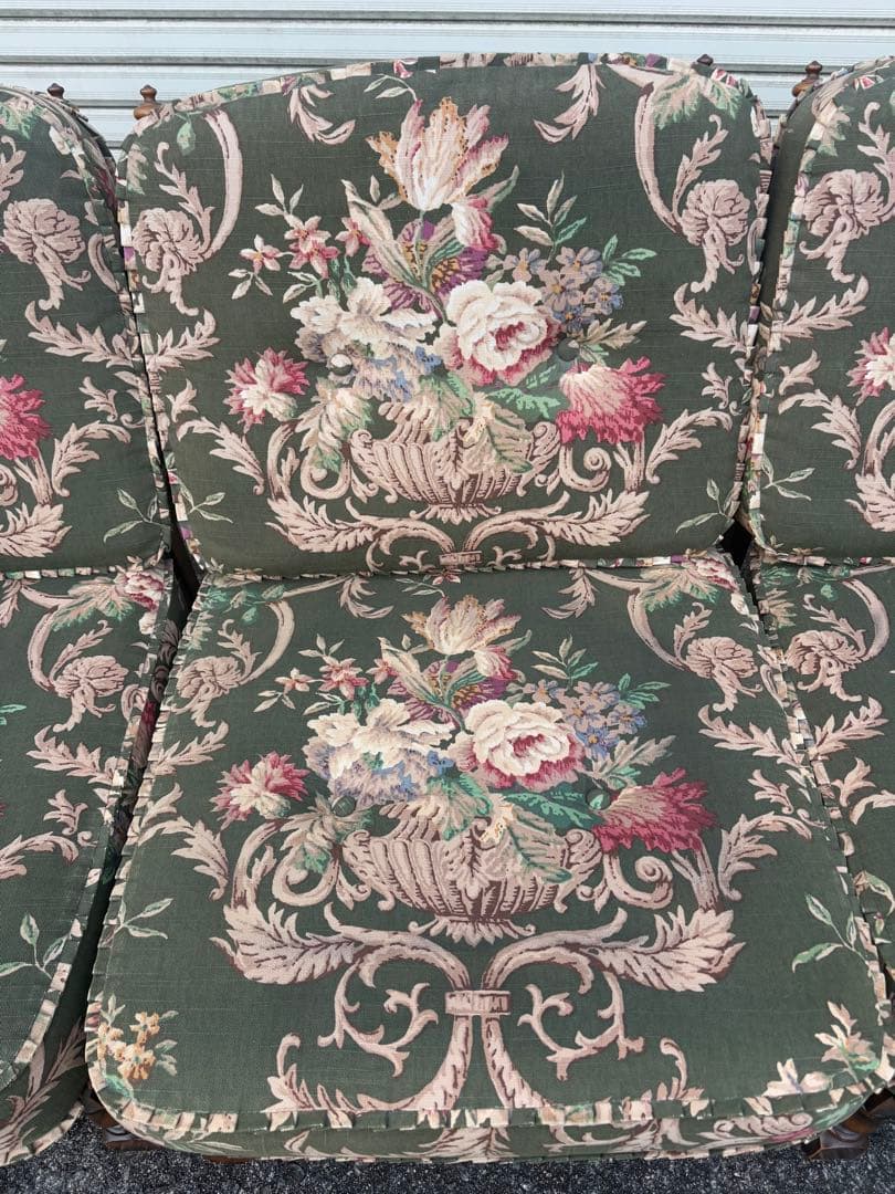 オールドKarimoku家具3コロニアルシリーズ カリモクソファ値下げ！