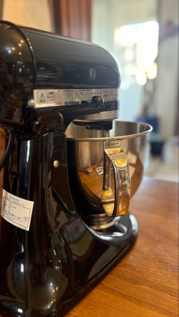【美品】KitchenAid ミキサー ブラック　付属品沢山！