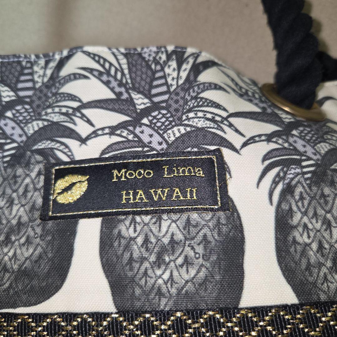 Mocolima Hawaii モコリマハワイ ブラックパイントートバッグ