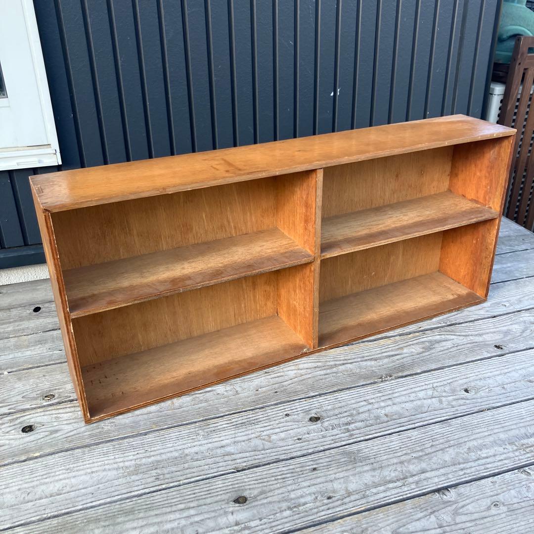 昭和レトロ 古家具 古材 格子型 飾り棚 ディスプレイラック オープンラック