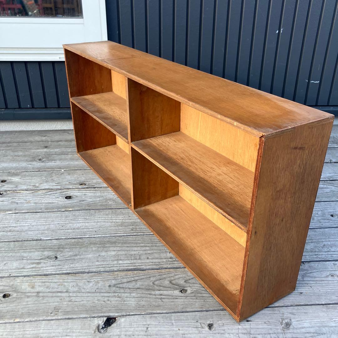 昭和レトロ 古家具 古材 格子型 飾り棚 ディスプレイラック オープンラック