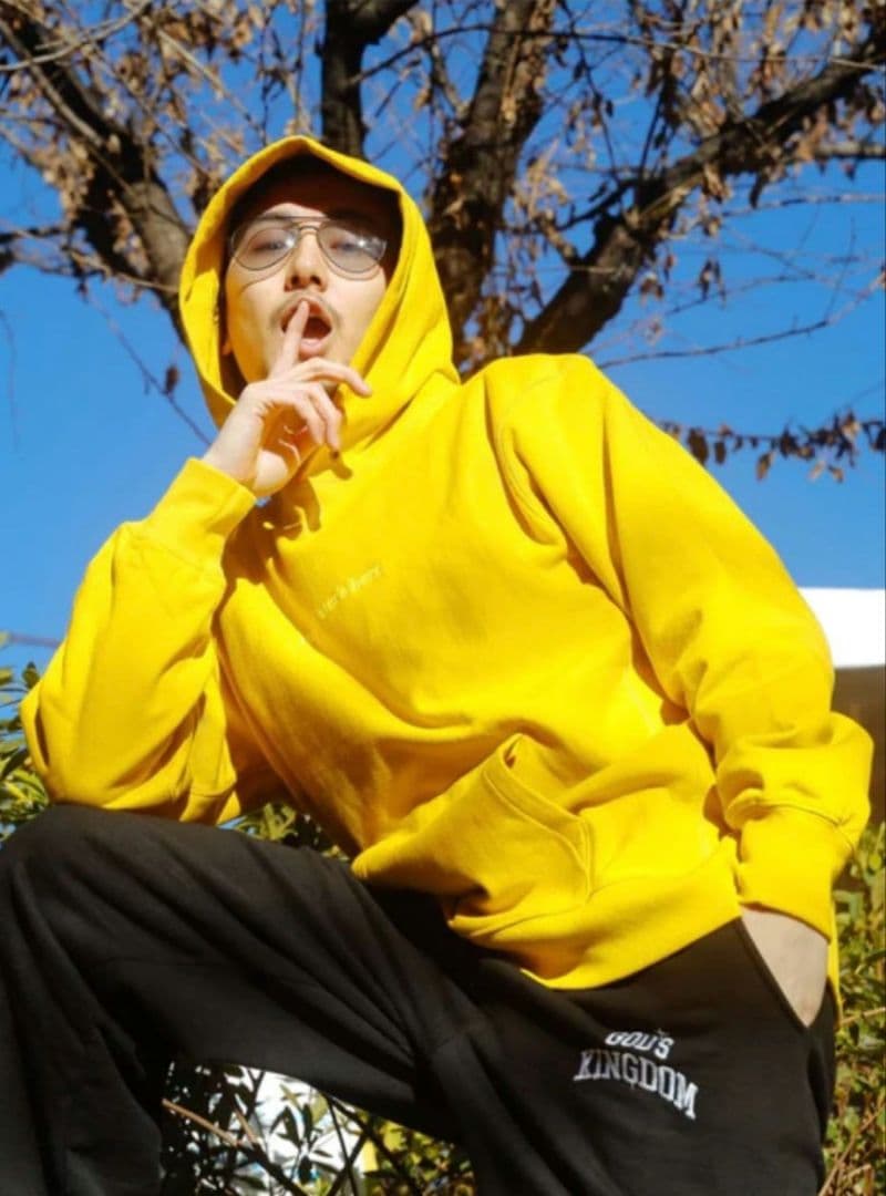 藤井風 my flower's here フーディー(パーカー)Mサイズ 黄色