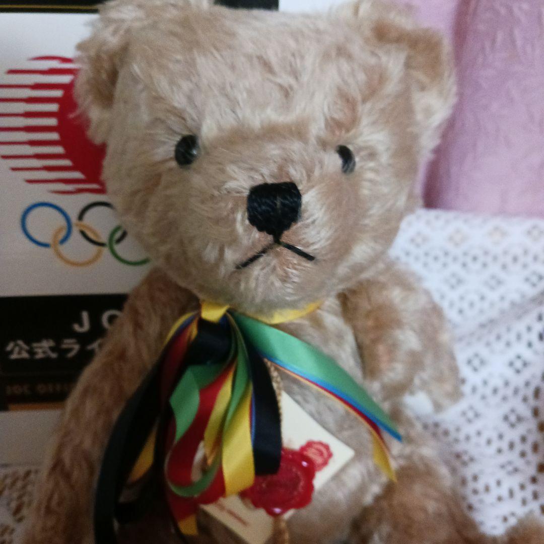 極美品限定品赤ハ－マン アテネオリンピックべア