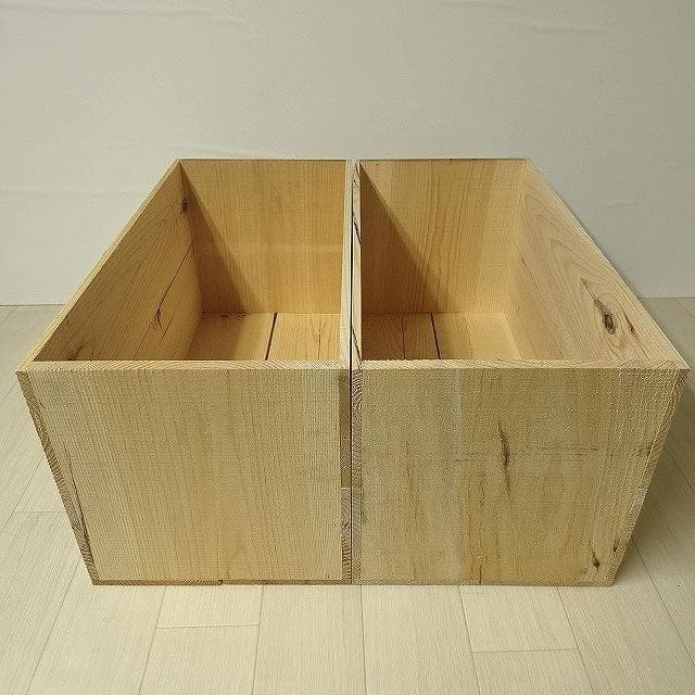 《訳アリ持ち手無しりんご箱》６箱セット 訳ありりんご箱　新品未使用ですが訳アリ