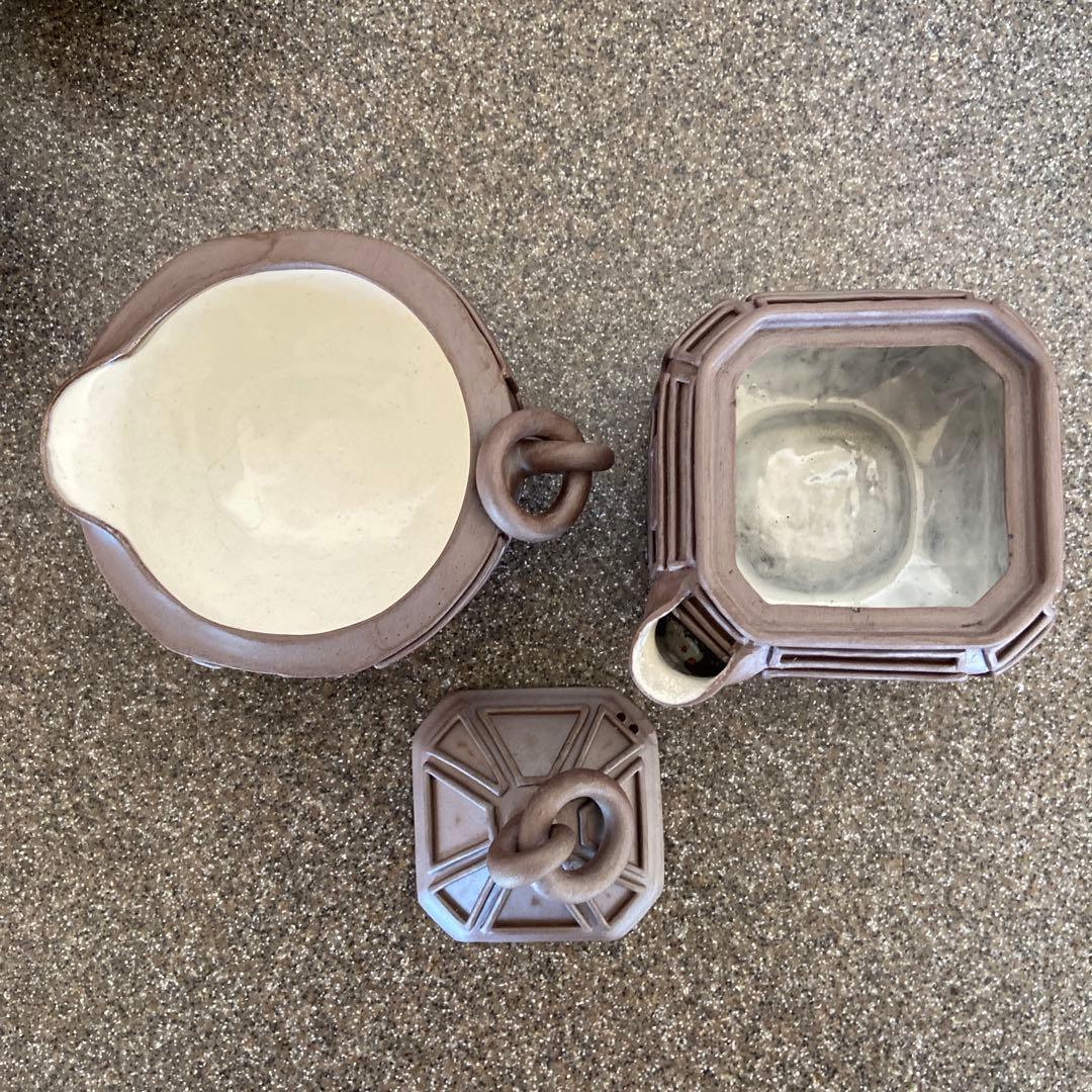 希少　茶器　年代物　アンティーク　骨董品　宮内庁御用　聖上陛下　古鈴　驛鈴　煎茶